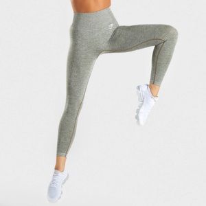 Gymshark Vital Seamless Khaki Marl - Large